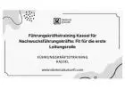 Führungskräftetraining Kassel für Nachwuchsführungskräfte: Fit für die erste Leitungsrolle