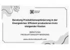 Beratung Produktionsoptimierung in der Energiekrise: Effizient produzieren trotz steigender Kosten