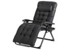 Folding Zero Gravity Sun Lounge Chair for Outdoor Comfort