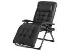 Folding Zero Gravity Sun Lounge Chair for Outdoor Comfort