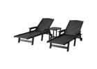 Premium Outdoor Sun Lounge Chair with Wheels for Relaxed Living