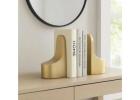 Aluminum Bookends for Stylish and Organized Shelves | Homerox