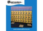 Durable Plastic Basketball Lockers Built to Stay Organized