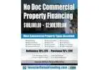 NO DOC COMMERCIAL & MULTIFAMILY Property Financing To$2,000,000.00!