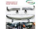 MGB GT Split 1970 bumpers by stainless steel new