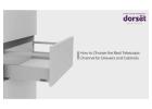 Dorset Telescopic Channel for Smooth Drawer Performance