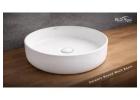 Ceramic Round Wash Basin for Stylish and Space-Saving Bathrooms