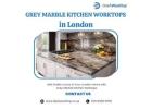 Grey Marble Kitchen Worktops in London | +44 020 83685555 | DialAWorkTop