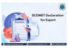Exim Advisory SCOMET Declaration for Export Services