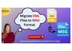 How to migrate EML files into MSG Format?
