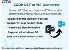 How to convert OST data items to PST format?