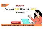 How to convert OST files into PDF format?
